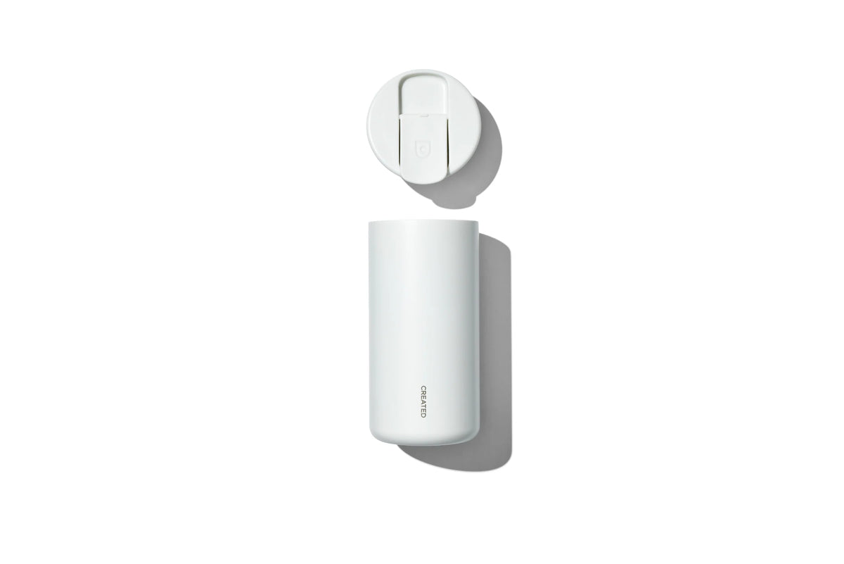 12oz Nomad Flip Tumbler - White