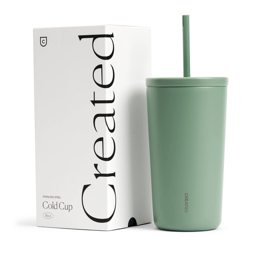 16oz Cold Cup - Sage Green