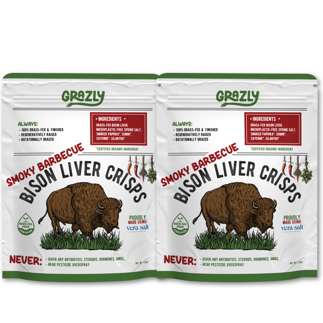 Bison Liver Crisps - 100% Grass-Fed/Finished