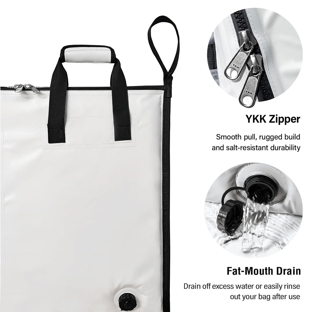 60x24'' Fish Cooler Bag with YKK Zipper