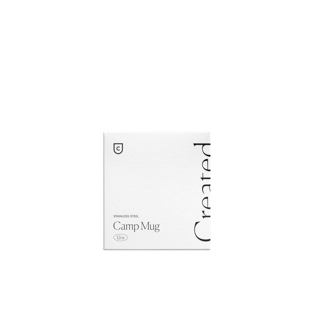 12oz Camp Mug - White