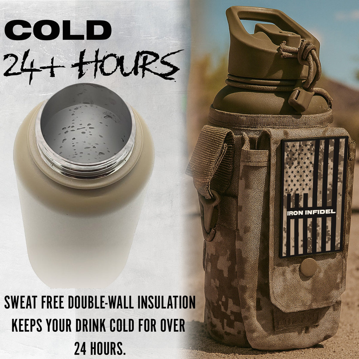 32oz Compact Battle Bottles