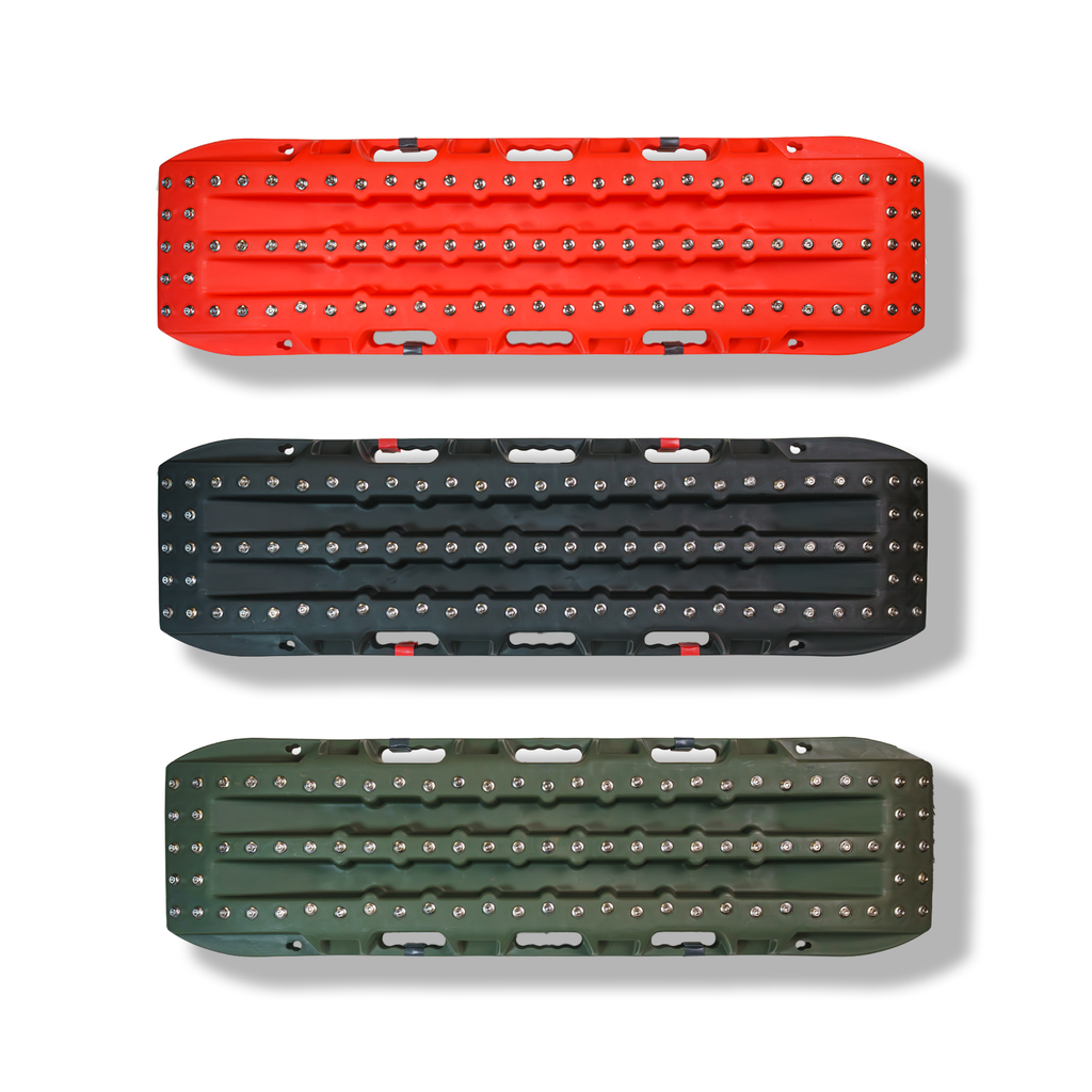 MOJAB Ultimate Traction recovery board with steel plugs - Two Boards