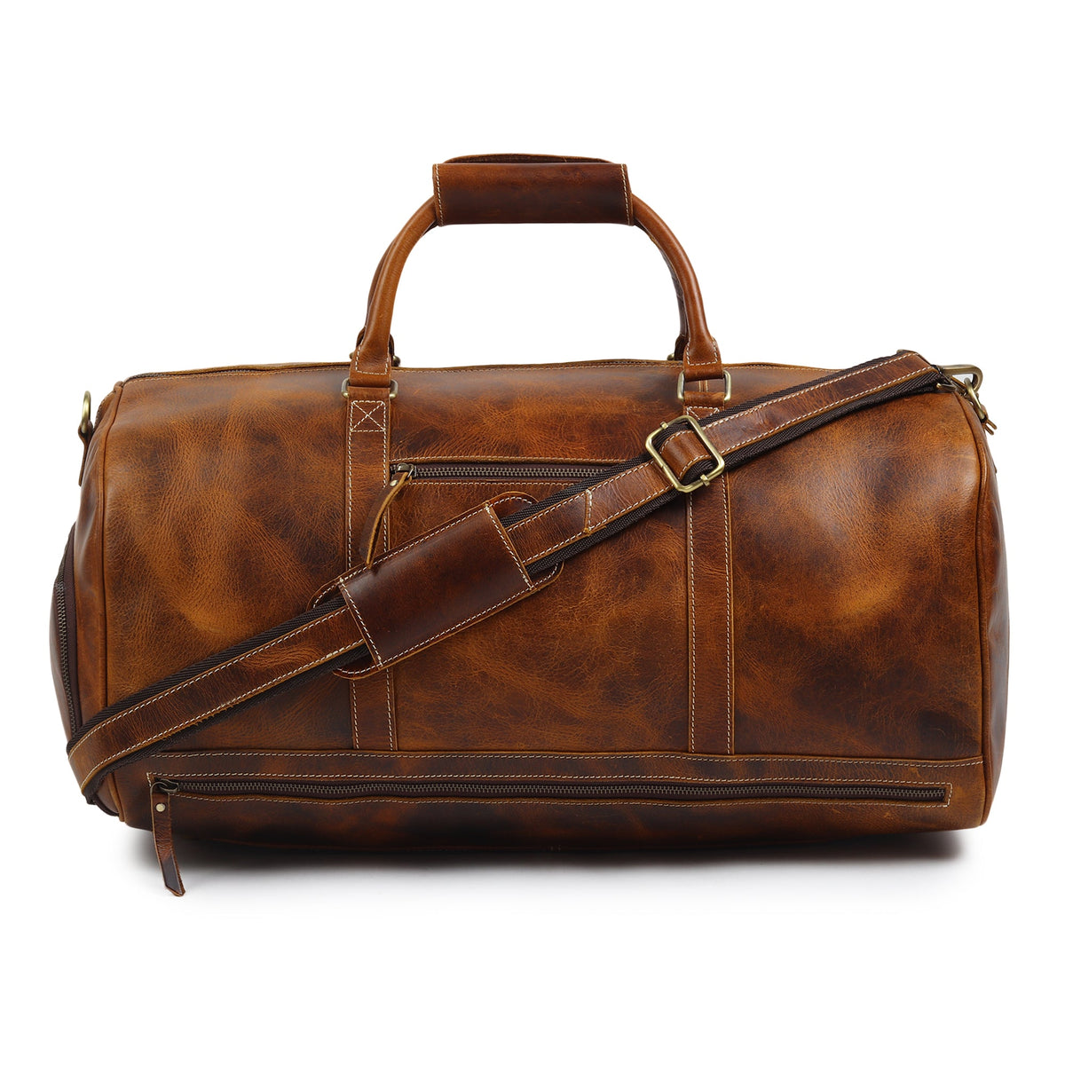 Heritage Buffalo Leather Duffel Bag