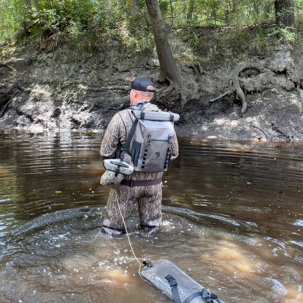 Waterproof Floating Shell Bag / Dry Bag - Mossy Oak Bottomland Camo (OUT OF STOCK - RESTOCK ARRIVES IN 6 WEEKS)