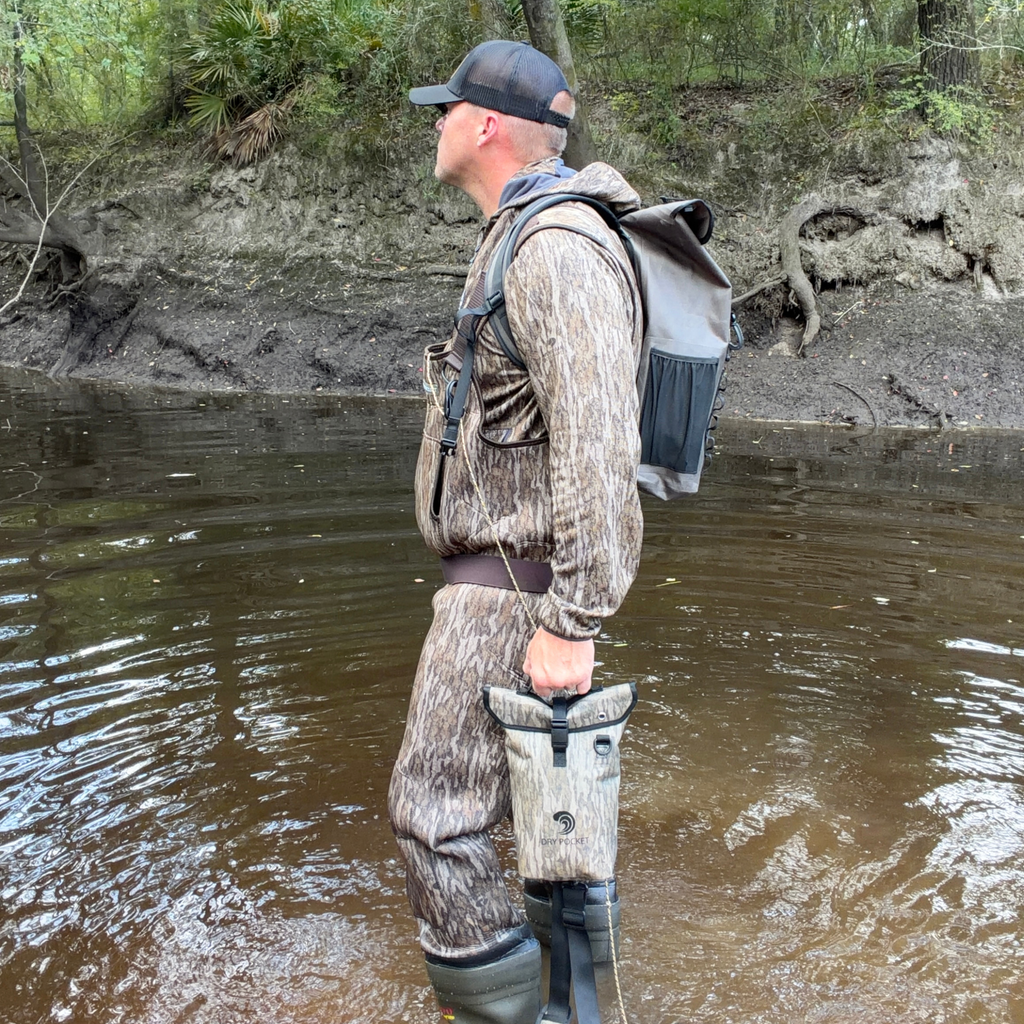 Waterproof Floating Shell Bag / Dry Bag - Mossy Oak Bottomland Camo (OUT OF STOCK - RESTOCK ARRIVES IN 6 WEEKS)