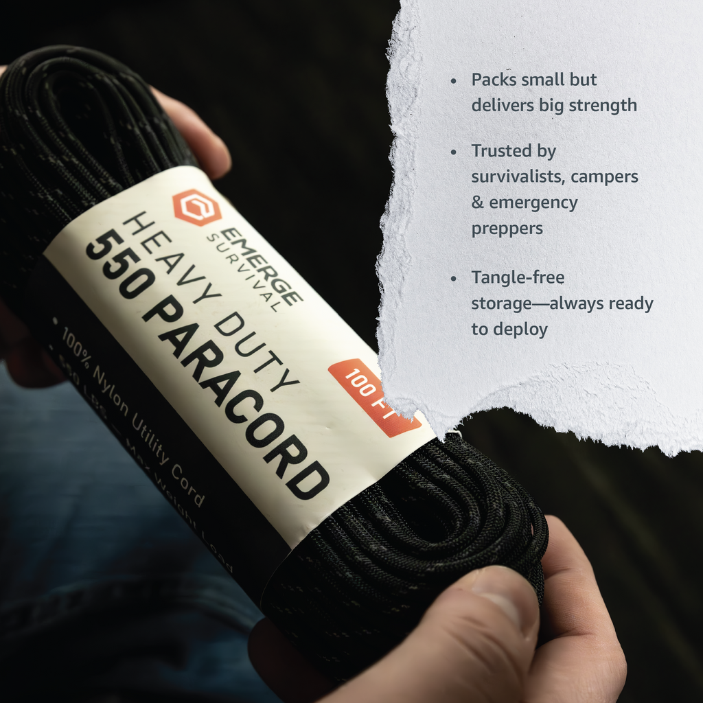 Heavy Duty Paracord - 100ft.