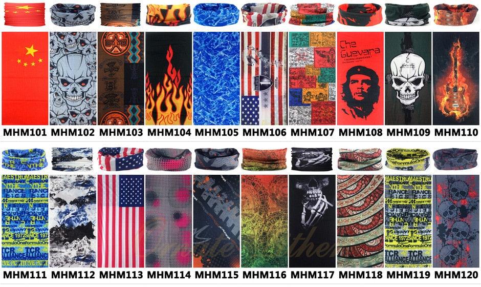 Camouflage Neck Gaiter Hunting Scarves Ice Silk Bandana Tubular Buff Half Mask Tactical Sport Headband Balaclava  Balaclava Seamless Magic Head Scarf Breathable Bandana Turban Outdoor Hiking Quick-Dry Sweat Absorbing Scarves Multifunction Beanie Hat