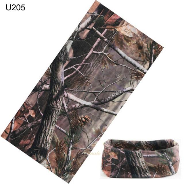 Camouflage Neck Gaiter Hunting Scarves Ice Silk Bandana Tubular Buff Half Mask Tactical Sport Headband Balaclava  Balaclava Seamless Magic Head Scarf Breathable Bandana Turban Outdoor Hiking Quick-Dry Sweat Absorbing Scarves Multifunction Beanie Hat