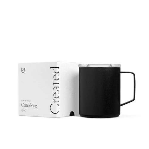 12oz Camp Mug - Black